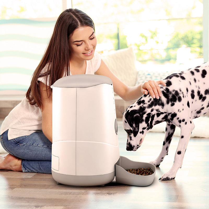 Smart Pet Feeder with 1080p HD Camera & Two-Way Audio - 3.7L Capacity